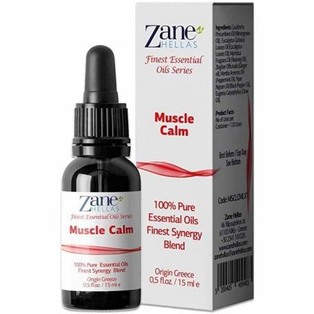 Ulei esential Bye bye durere - Muscle Calm, 15ml, Zane Hellas