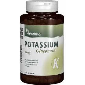 Potasiu (Gluconate) 99mg, 100cps - VITAKING