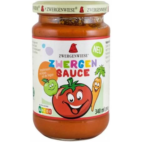 Zwergen sauce sos de rosii cu mere, eco-bio, 350g - Zwergenwiese