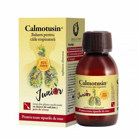 Calmotusin junior sirop cu gust de cirese, 100ml Dacia Plant