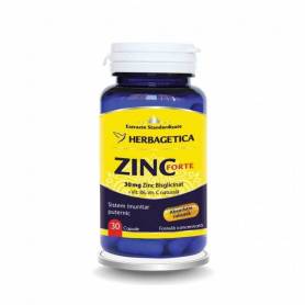 Zinc Forte 30mg, Herbagetica 30 capsule