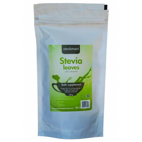 Stevia (stevie) frunze uscate raw eco-bio 50g - Dragon Superfoods