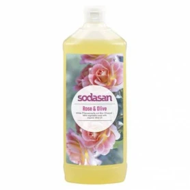 Sapun lichid/gel de dus ecologic Trandafiri - Masline 1L - SODASAN