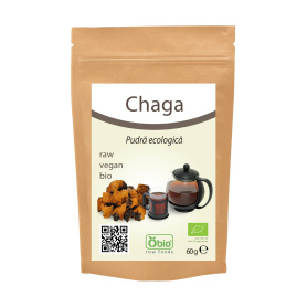 CHAGA pulbere raw bio 60g - OBio