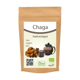 CHAGA pulbere raw bio 60g - OBio