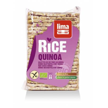 Rondele de orez expandat cu quinoa eco-bio 130g - Lima