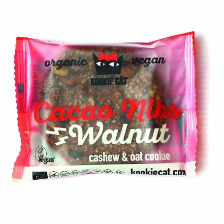 Cookie cu nuci si cacao fara gluten eco-bio 50g - Kookie Cat