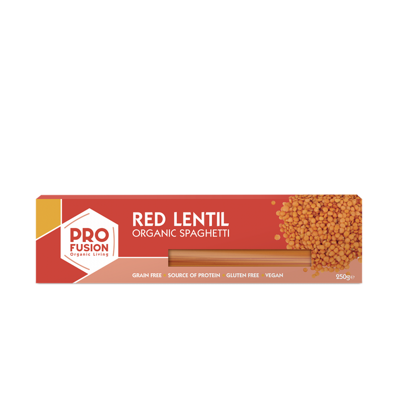 Spaghetti din linte rosie fara gluten eco-bio 250g Profusion