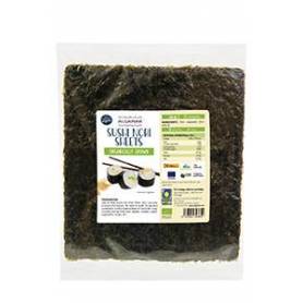 Alge nori pt sushi (Porphyra umbilicalis)  raw eco-bio 30g - 10 folii Algamar