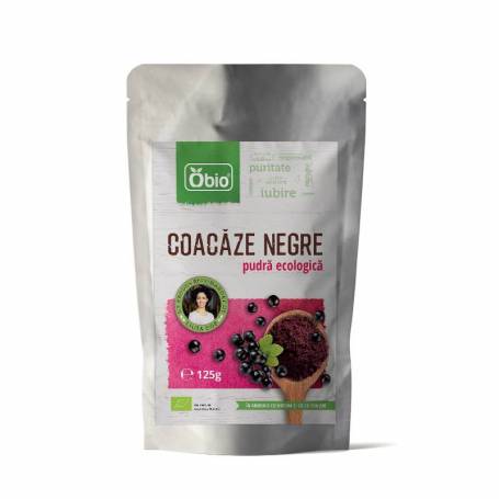 Coacaze negre pudra eco-bio 125g - Obio