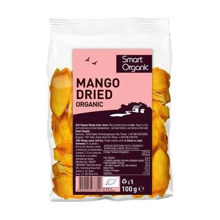 Mango uscat felii eco-bio 100g - Dragon Superfoods