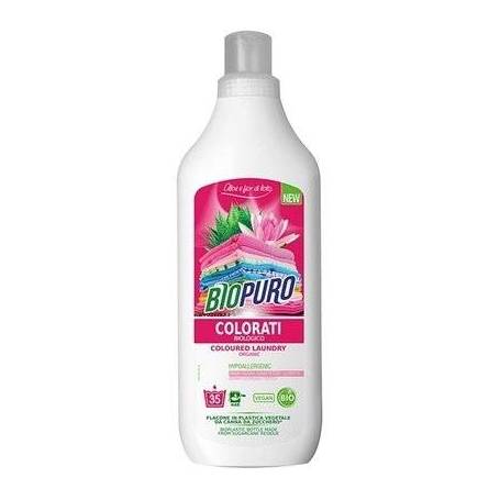 Detergent hipoalergen pentru rufe colorate eco-bio 1L - Biopuro