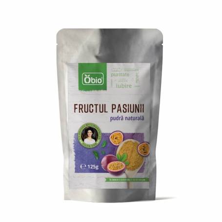 Fructul pasiunii pulbere raw 125g - Obio