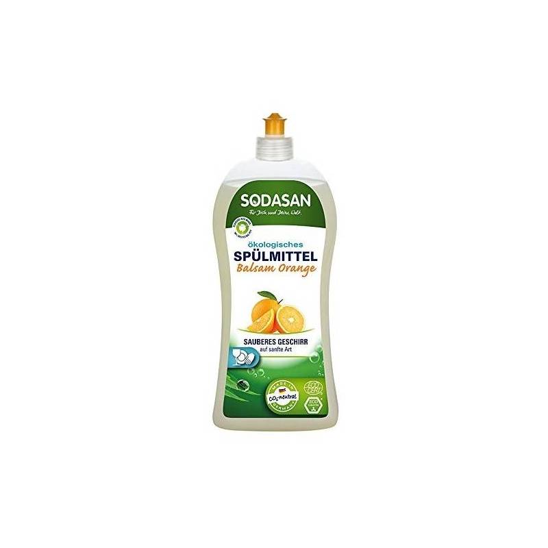 Detergent Vase Lichid Cu Balsam Bio Portocala 1L - SODASAN