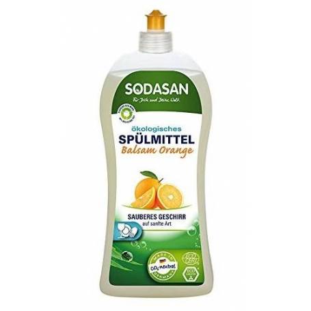 Detergent Vase Lichid Cu Balsam Bio Portocala 1L - SODASAN