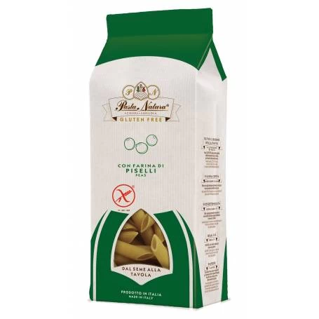 Penne din mazare verde, eco-bio, fara gluten, 250g, Pasta Natura