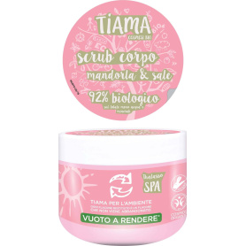 Scrub pentru corp cu migdale si sare bio 250ml, Tiama