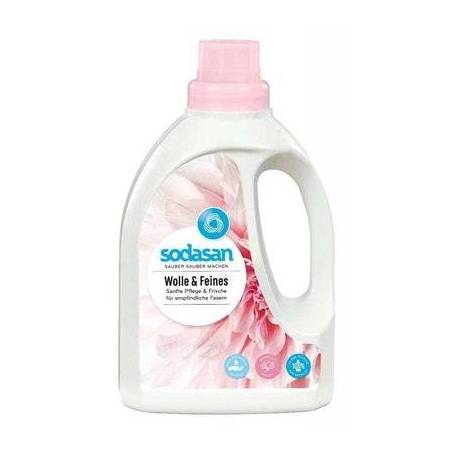 Detergent Bio Lichid Pentru Rufe Delicate, Lana Si Matase 750 ml - SODASAN