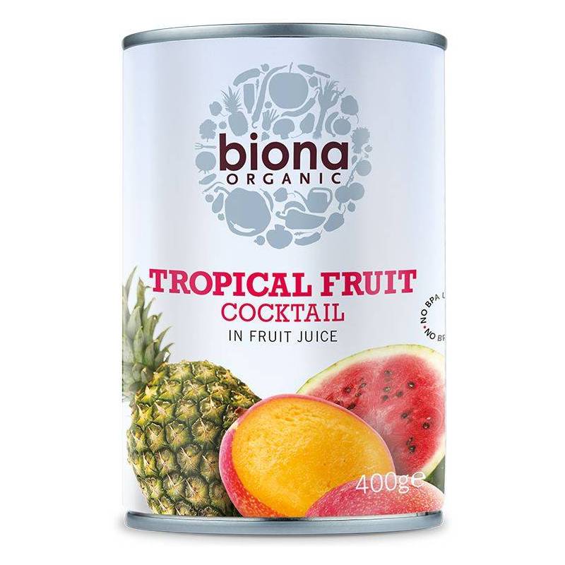 Cocktail de fructe tropicale, eco-bio, 400g - Biona