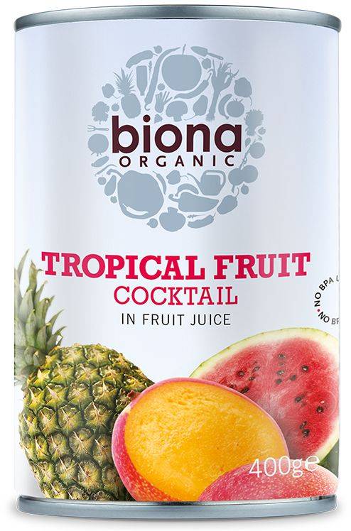 Cocktail de fructe tropicale, eco-bio, 400g - biona