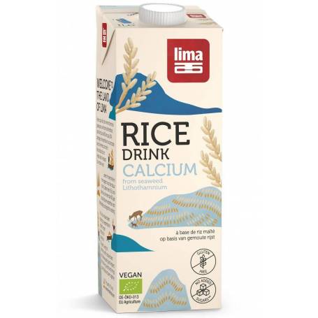 Lapte de orez cu calciu bio  1l - Lima