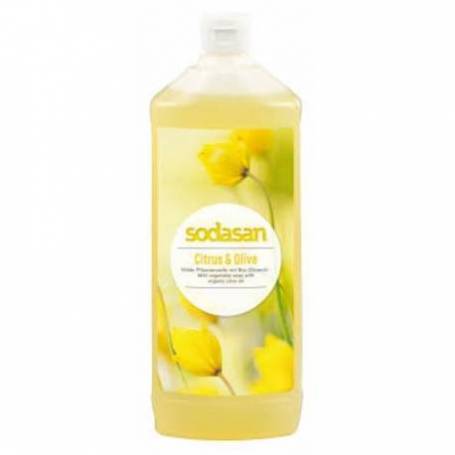 Sapun lichid/gel de dus ecologic Citrice - Masline 1L - SODASAN