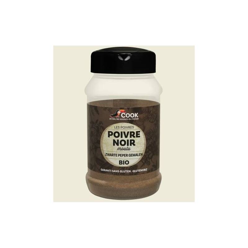 Piper negru macinat eco-bio 220g, Cook