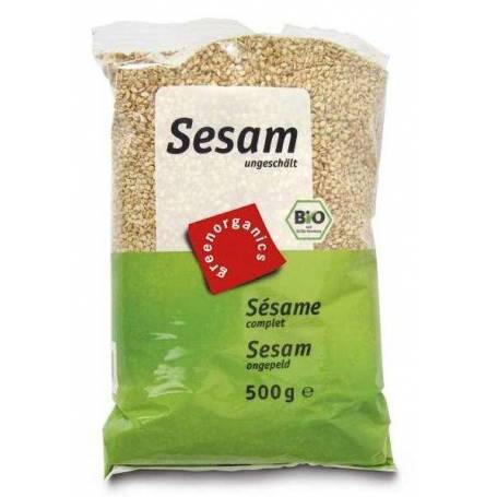 Seminte de susan integrale nedecorticate 500g - ECO-BIO - GREENORGANICS