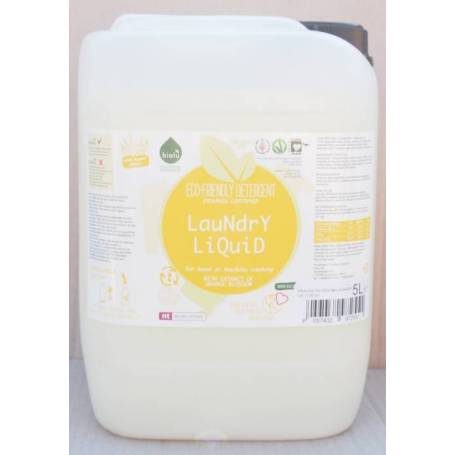 Detergent eco lichid rufe albe si colorate portocale 5l BIOLU