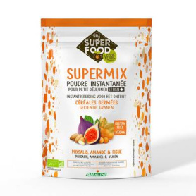Supermix pentru micul dejun cu incan berry, migdale si smochine, fara gluten eco-bio 350g, Germline