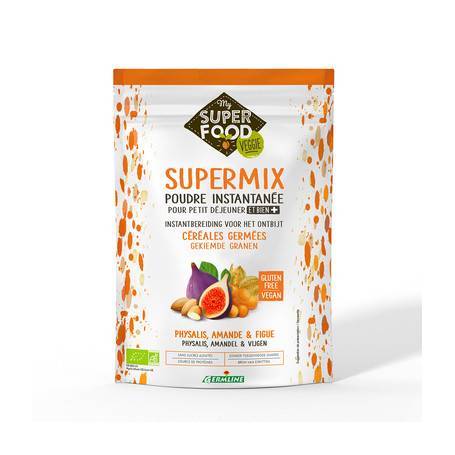 Supermix pentru micul dejun cu incan berry, migdale si smochine, fara gluten eco-bio 350g, Germline