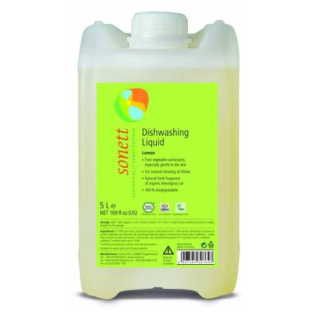 Detergent ecologic pt. spalat vase – lamaie, 5L - Sonett