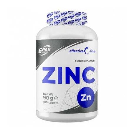 ZINC lactat 15mg, 180tb, 6PAK NUTRITION
