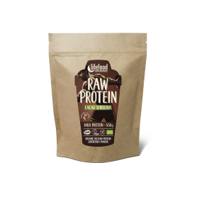 Pudra proteica Cacao Spirulina Superfood raw eco-bio 450g - Lifefood