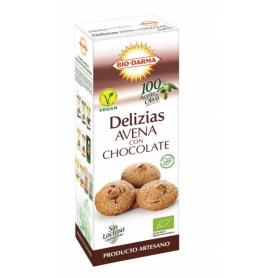 Biscuiti din ovaz cu ciocolata ECO-BIO 125g Bio Darma