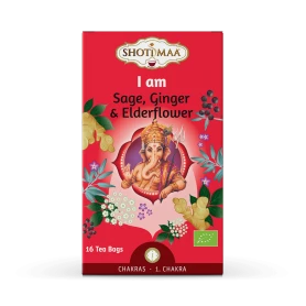 Ceai Shotimaa Chakras - I Am – salvie, ghimbir si soc eco-bio 16dz - Shotimaa