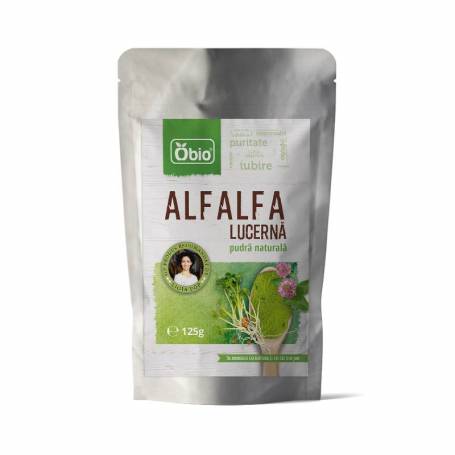 Alfalfa (lucerna) pulbere verde eco-bio 125g OBio