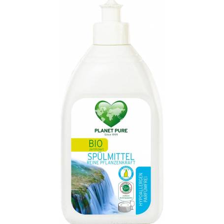 Detergent pentru vase hipoalergen fara parfum, eco-bio 510ml Planet Pure