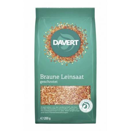 Seminte de in pisate, eco-bio, 200g - DAVERT