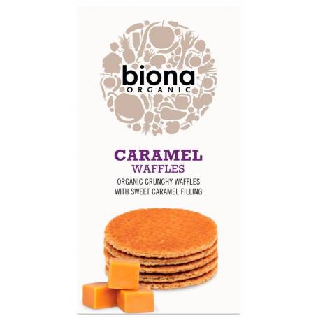 Vafe cu caramel eco-bio 175g, Biona