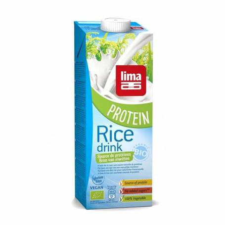 Lapte de orez original cu proteine bio 1l - Lima