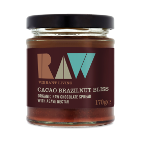 Crema tartinabila cu cacao si nuci braziliene raw eco-bio 170g Raw Health