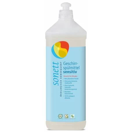 Detergent Ecologic Spalat Vase Senzitiv - 1000ml - SONETT