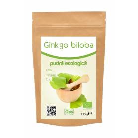 Ginkgo biloba pulbere raw 125g - OBio