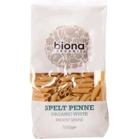 Penne integrale din faina spelta eco-bio 500g Biona