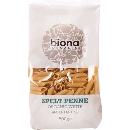 Penne integrale din faina spelta eco-bio 500g Biona