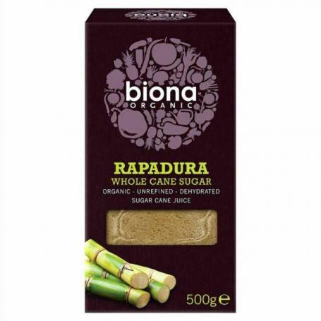 Zahar brun Rapadura, eco-bio, 500g - Biona