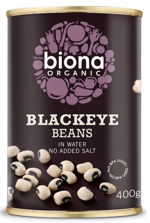Biona Organic Fasole alba blackeye, eco-bio, 400g - biona