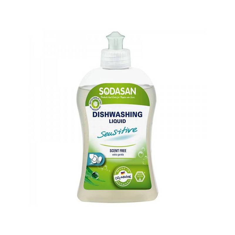 Detergent lichid ecologic pentru vase sensitiv 500ml - SODASAN