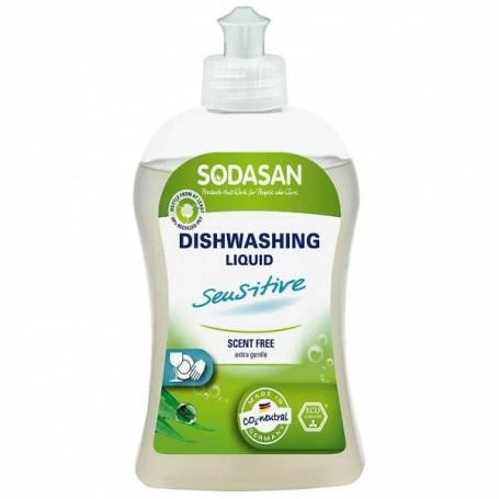 Detergent lichid ecologic pentru vase sensitiv 500ml - SODASAN